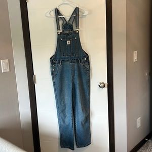 Super cute vintage like overalls made of soft 100% cotton denim.